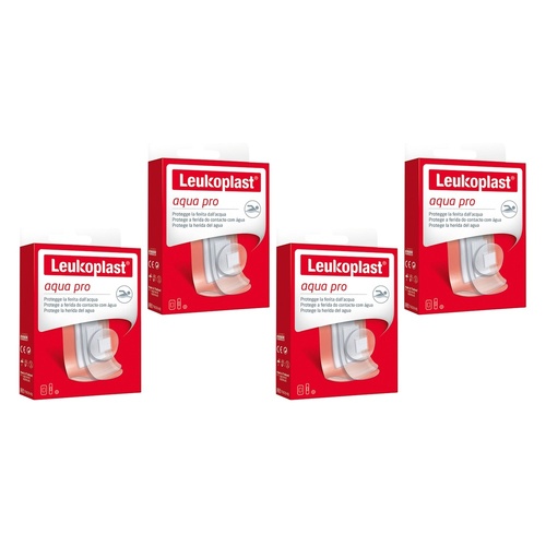 Leuko Aqua Pro Waterproof Adhesive Dressings Assorted Pack of 4