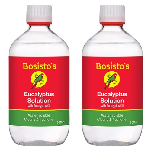 Bosisto's Eucalyptus Solution 500mL Pack of 2