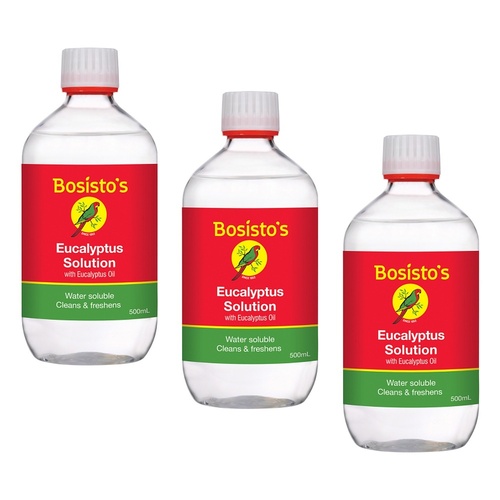 Bosisto's Eucalyptus Solution 500mL Pack of 3
