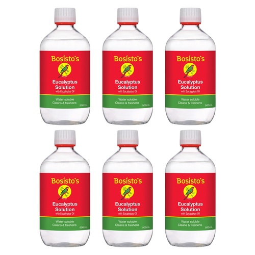 Bosisto's Eucalyptus Solution 500mL Pack of 6