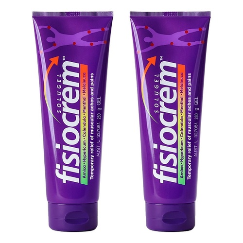 Fisiocrem Solugel Massage Cream 250g Pack of 2