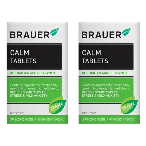 Brauer Calm 60 Tablets Pack of 2