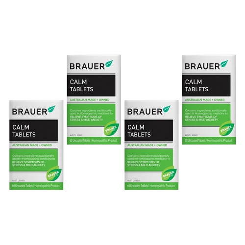 Brauer Calm 60 Tablets Pack of 4