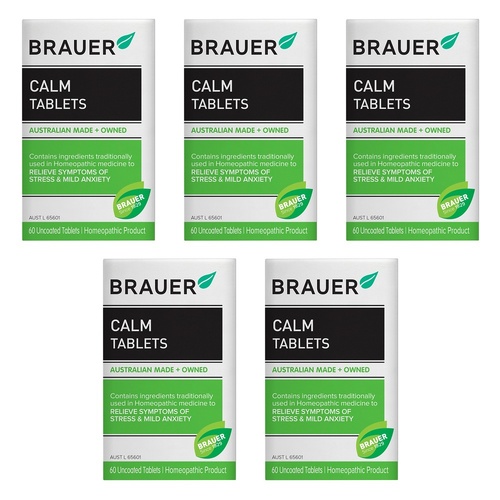 Brauer Calm 60 Tablets Pack of 5