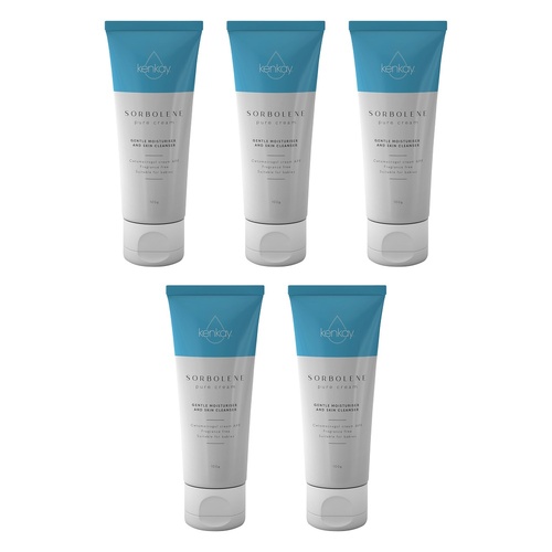 Kenkay Sorbolene Pure Moisturiser 100g Pack of 5