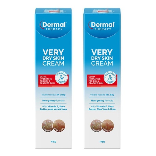 Dermal Therapy Very Dry Skin Cream 125g Pack of 2