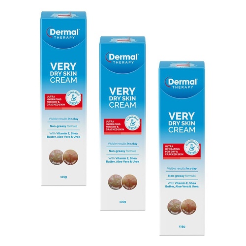 Dermal Therapy Very Dry Skin Cream 125g Pack of 3