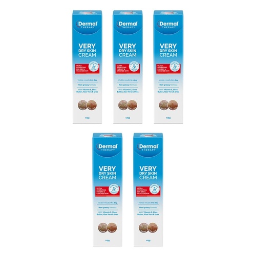 Dermal Therapy Very Dry Skin Cream 125g Pack of 5