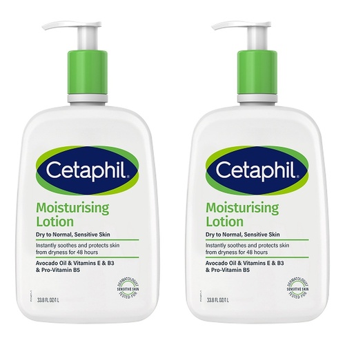 Cetaphil Moisturising Lotion 1L Pack of 2