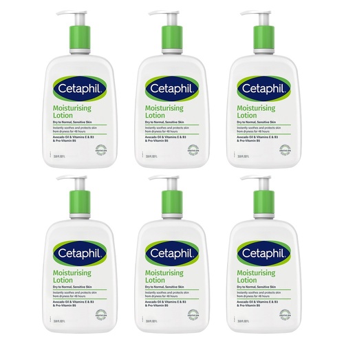 Cetaphil Moisturising Lotion 1L Pack of 6