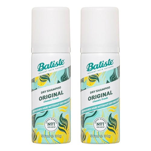 Batiste Original Dry Shampoo 50mL Pack of 2