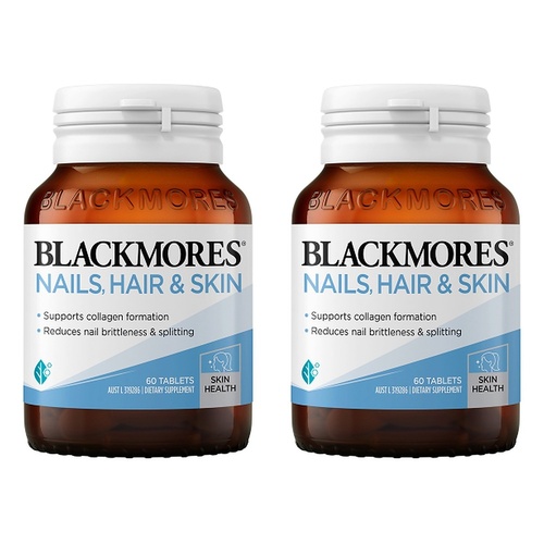 Blackmores Nails, Hair & Skin 60 Tablets Pack of 2