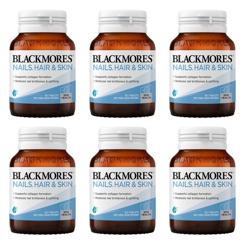 Blackmores Nails, Hair & Skin 60 Tablets Pack of 6