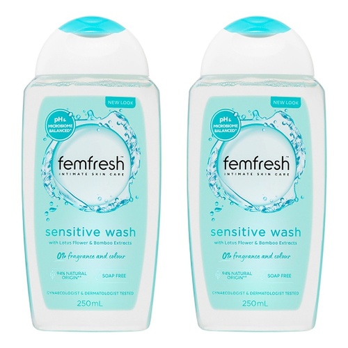 Femfresh Sensitive Wash 250mL Pack of 2