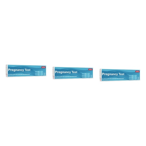 Pharmacy Action Pregnancy Test 3 Pack Bundle of 3