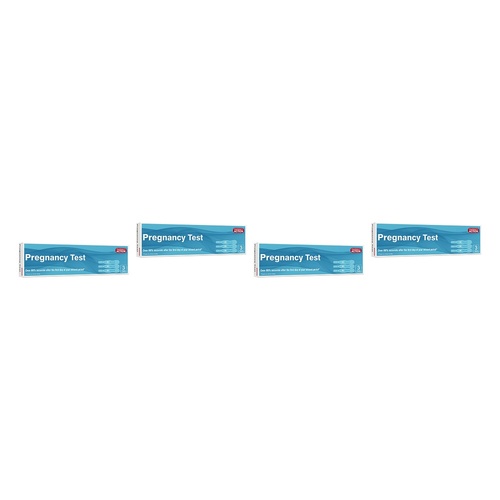 Pharmacy Action Pregnancy Test 3 Pack Bundle of 4