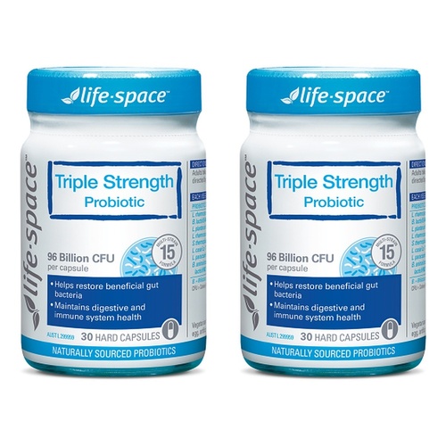 Life-Space Triple Strength Probiotic 30 Capsules Pack of 2