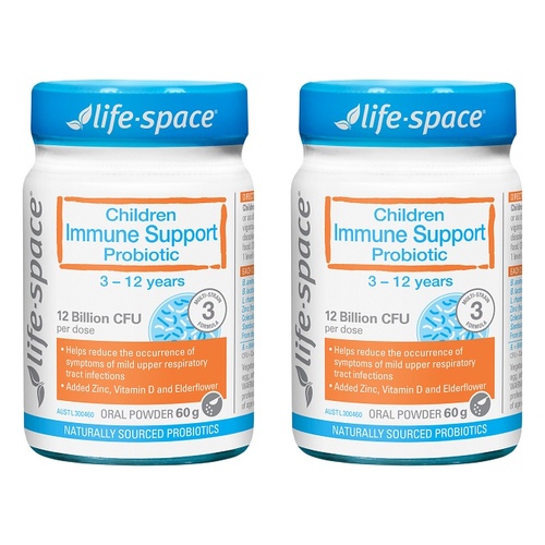 Life-Space Children Immune Support Probiotic 3-12 Years 60g Pack of 2