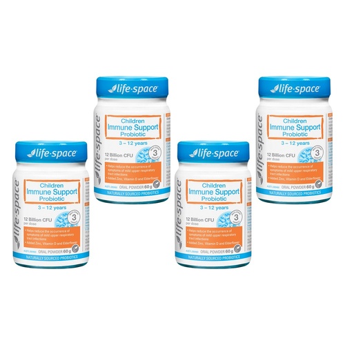 Life-Space Children Immune Support Probiotic 3-12 Years 60g Pack of 4