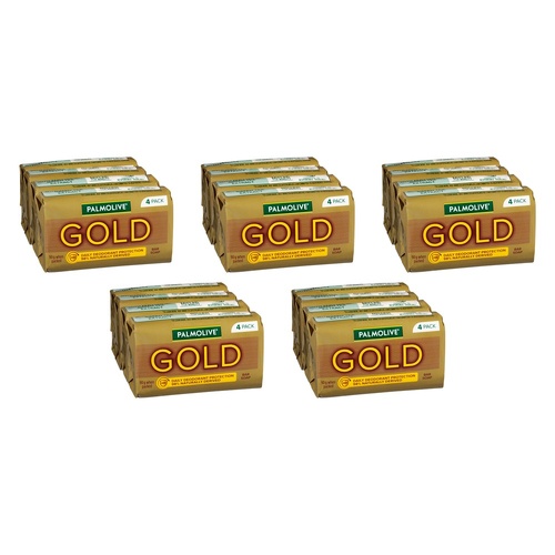 Palmolive Gold Bar Soap 4 x 90g x 12 Bundle of 5