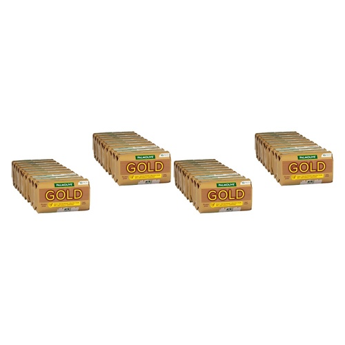 Palmolive Daily Deodorant Protection Soap Gold 10 Pack Bundle of 4