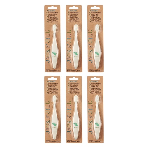 Jack N' Jill Bio Toothbrush Dino Pack of 6