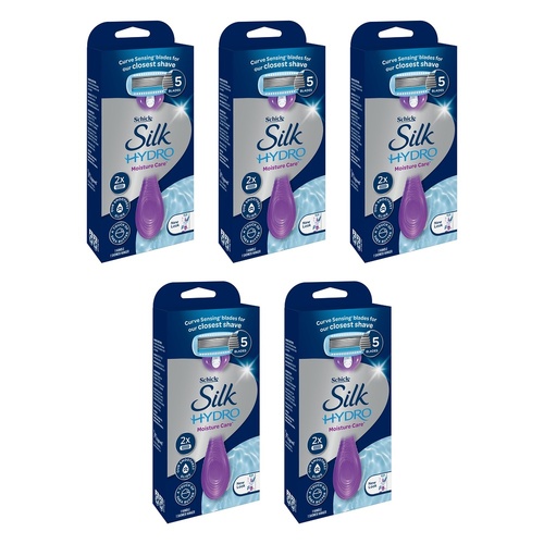 Schick Silk Hydro Moisture Care Razor Kit Pack of 5