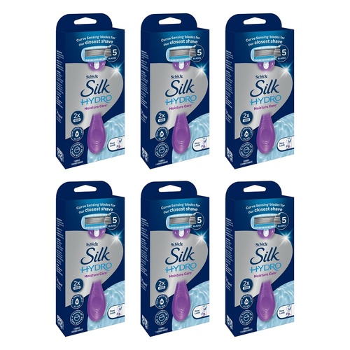 Schick Silk Hydro Moisture Care Razor Kit Pack of 6