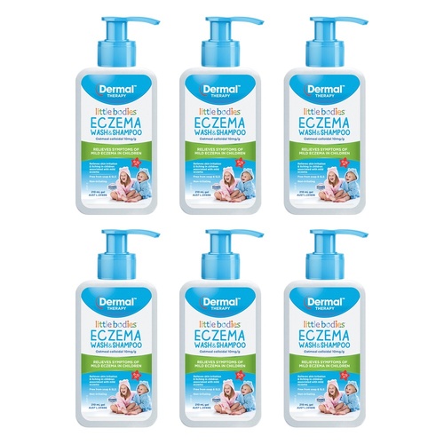 Dermal Therapy Little Bodies Eczema Wash & Shampoo 210mL Pack of 6