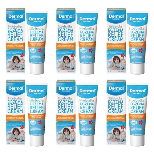 Little Bodies Eczema Relief Cream 56g Pack of 6