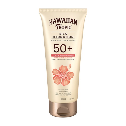 Hawaiian Tropic Silk Hydration Lotion SPF50+ 180mL