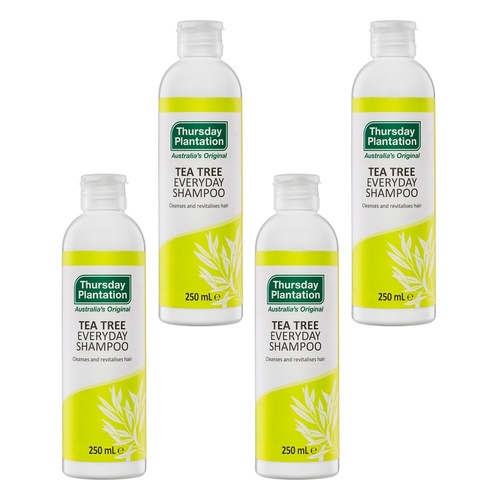 Thursday Plantation Tea Tree Everyday Shampoo 250mL Pack of 4