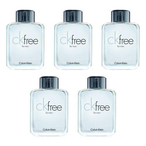 Calvin Klein Free For Men EDT 100mL Pack of 5