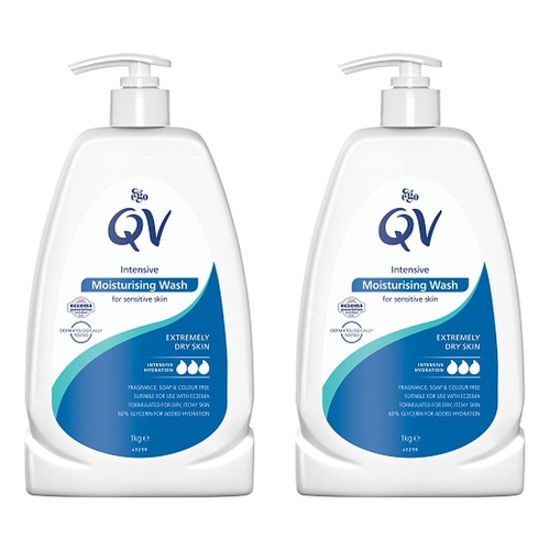 Ego Intensive Moisturising Body Cleanser 1kg Pack of 2