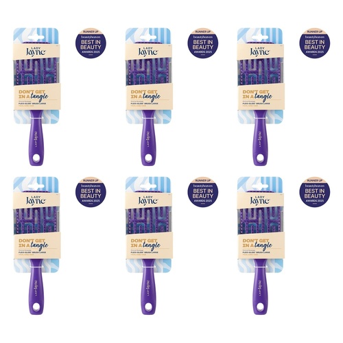 Lady Jayne Flexi-Glide Brush Large Pack of 6