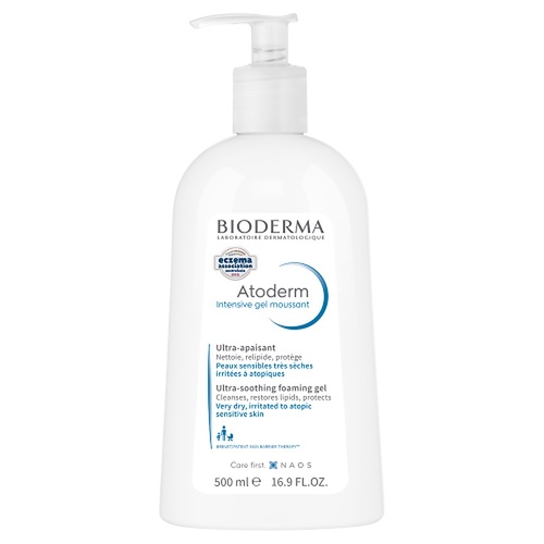 Bioderma Atoderm Intensive Gel Moussant Anti-Itching Cleansing Gel 500mL