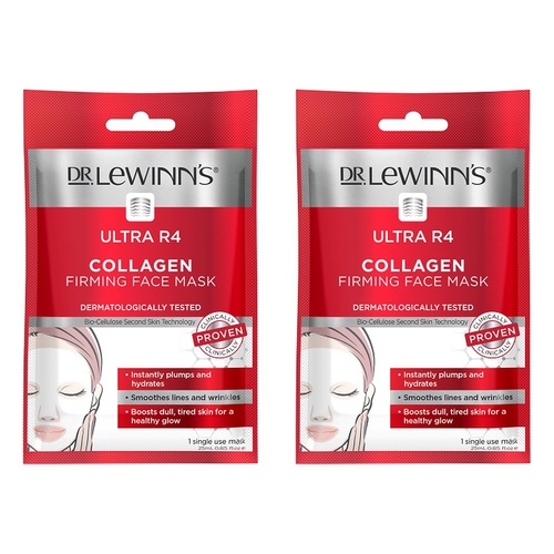 Dr. LeWinn's Ultra R4 Collagen Firming Face Mask 25mL Pack of 2