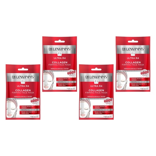 Dr. LeWinn's Ultra R4 Collagen Firming Face Mask 25mL Pack of 4
