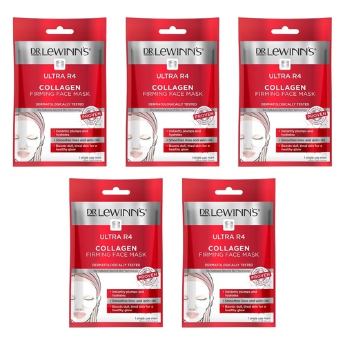 Dr. LeWinn's Ultra R4 Collagen Firming Face Mask 25mL Pack of 5