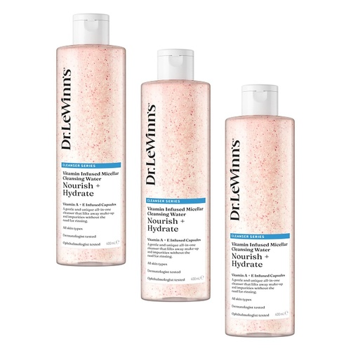 Dr. LeWinn's Private Formula Vitamin Infused Micellar Water 400mL Pack of 3