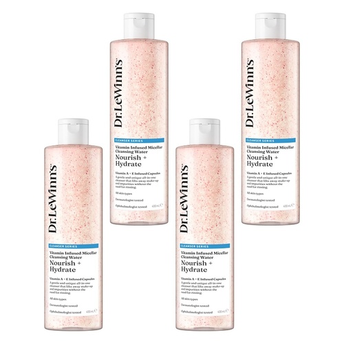 Dr. LeWinn's Private Formula Vitamin Infused Micellar Water 400mL Pack of 4