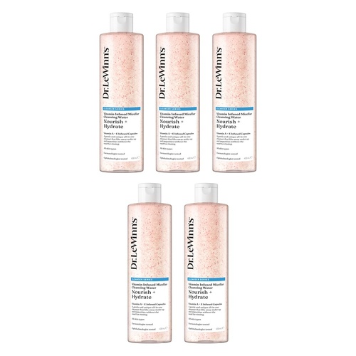 Dr. LeWinn's Private Formula Vitamin Infused Micellar Water 400mL Pack of 5
