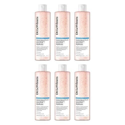 Dr. LeWinn's Private Formula Vitamin Infused Micellar Water 400mL Pack of 6