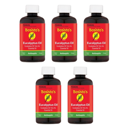 Bosisto's Eucalyptus Oil 175mL Pack of 5