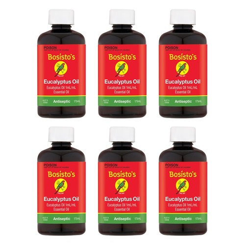 Bosisto's Eucalyptus Oil 175mL Pack of 6