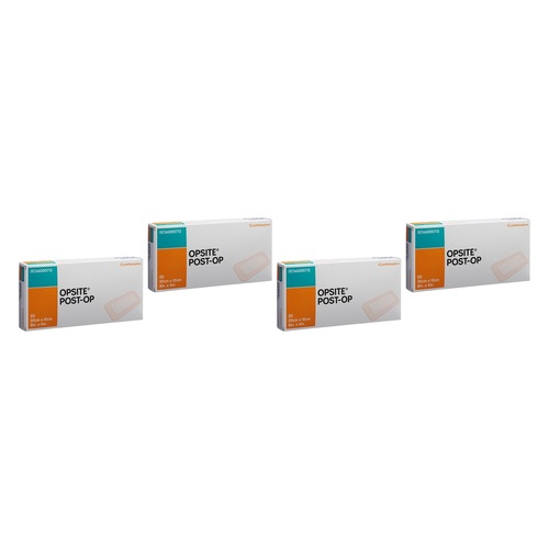 Opsite Post-Op Waterproof Dressing 20cm x 10cm Box of 20 Bundle of 4