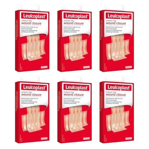 Leuko Leukosan Wound Closure Strips Assorted 9 Pack Bundle of 6