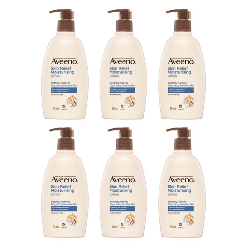 Aveeno Skin Relief Moisturising Body Lotion 354mL Pack of 6