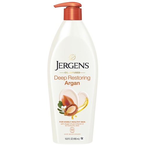 Jergens Oil-Infused Deep Restoring Argan Moisturiser 496mL