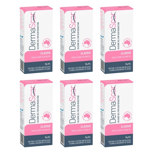 DermaScar Classic Gel 15g Pack of 6